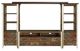 International Furniture Direct Antique Multi-Color Wall Unit-0