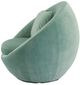VIG Furniture Modrest Gypsum Teal Modern Swivel Accent Chair-2