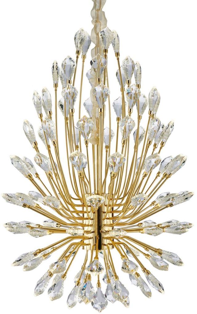 Michael Amini® Astra LED Clear/Gold Large Chandelier-0