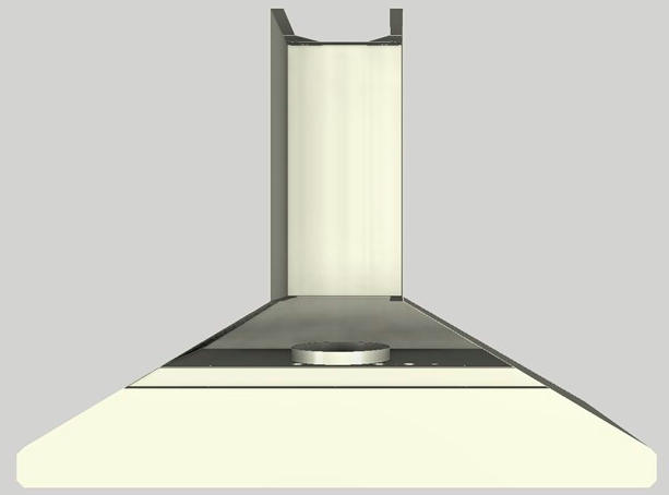 Vent-A-Hood® 48" Biscuit Wall Hood-3