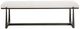 Uttermost® Midas Bronze/White Long Bench-2