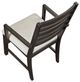Homelegance® Victoria Beige/Dark Espresso Arm Chair-5