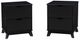 Powell® Portix 2-Piece Black Nightstand Set-0