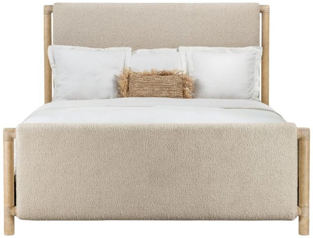 Hooker® Furniture Retreat Dune/Neo Cream King Upholstered Panel Bed-1