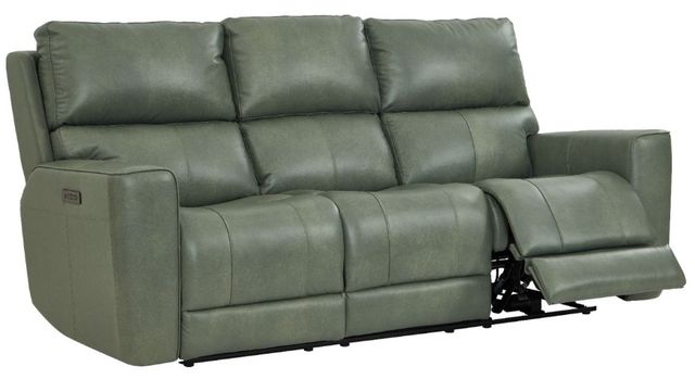 Leather Italia™ Cambria Ladero Sage Moss Power Reclining Sofa-0