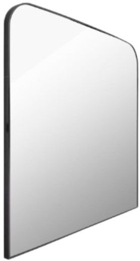 Surya Aranya Matte Black 36" Mirror-1