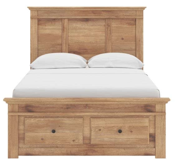 Signature Design by Ashley® Fenderport Tan Full Panel Storage Bed-2