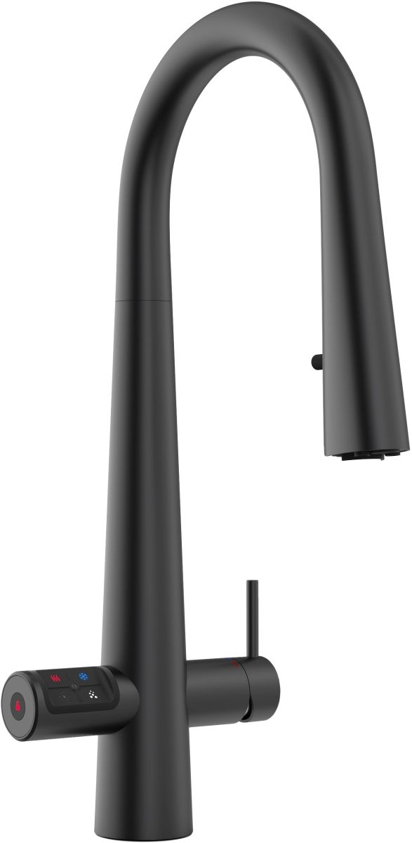 Zip® Water HydroTap Celsius Plus with Pull-Down Sprayer Boiling, Chilled, Sparkling Kit in Matte Black-0