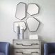 Uttermost® Linneah 4-Piece Black Mirror Set-1