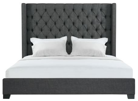 Morrow Charcoal Queen Bed-1