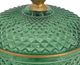 A & B Home Gold/Green Candy Jar-5
