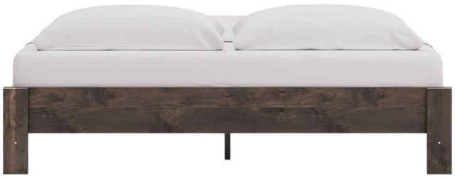 Signature Design by Ashley® Calverson Brown King Platform Bed-4