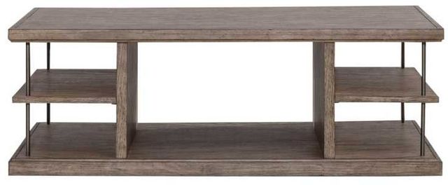 Liberty Furniture City Scape Burnished Beige Cocktail Table-2