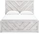 Signature Design by Ashley® Cayboni Whitewash King Panel Bed-1