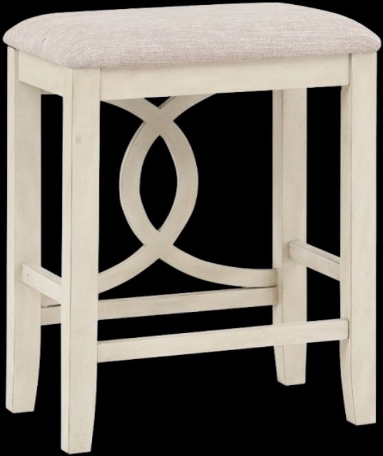 New Classic® Home Furnishings Bella Bisque Counter Stool-0