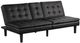 Furniture of America® Eidsberg Black Futon Sleeper Sofa-0