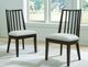 Signature Design by Ashley® Galliden Black Dining Upholstered Side Chair-4