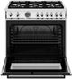 Bertazzoni Professional Series 36" Fingerprint Resistant Stainless Steel Pro Style Gas Range-1