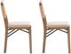 Linon Natural 2-Piece Natural 17" Folding Dining Chair Set-3