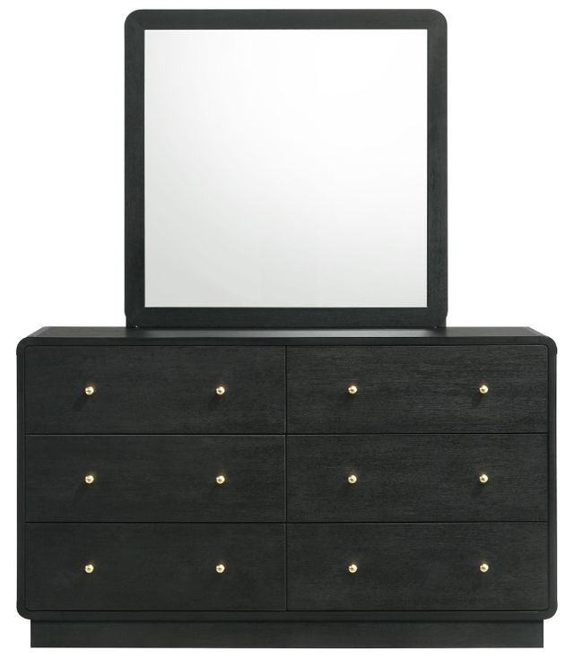 Coaster® Cavelle Black Dresser and Mirror-1