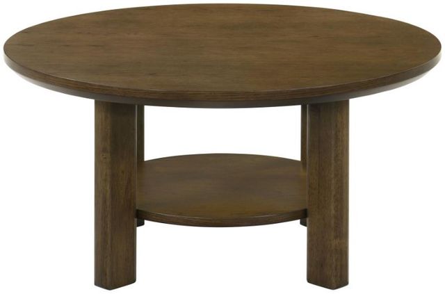 Coaster® Ottowa 2-Piece Brown Oak Coffee Table Set-2