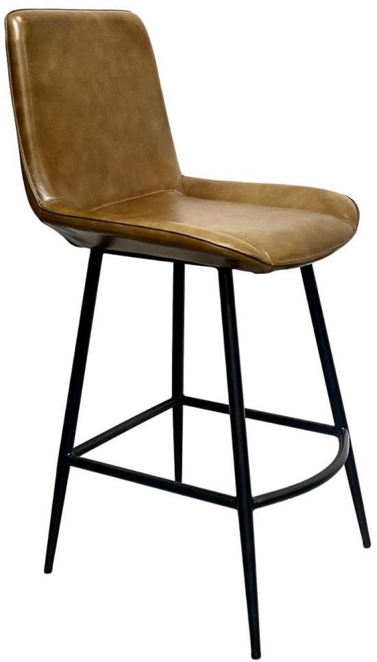 Nest Home Collections Gabriel Black/Brown Counter Stool-0