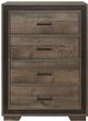 Homelegance® Ellendale Rustic Mahogany/Dark Ebony Chest-2
