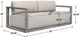 Uttermost® Remsen Dove/Weathered Gray Wooden Outdoor Sofa-2