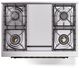 Ilve® Nostalgie II Series 36" Emerald Green Pro Style Dual Fuel Range-2