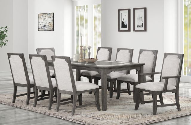New Classic® Home Furnishings Lisbon Gray Dining Side Chair-1