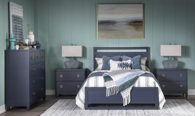 Legacy Classic Summerland Inkwell Blue Full Panel Bed-1