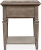 Magnussen Home® Lancaster Dovetail Gray Rectangular End Table-3