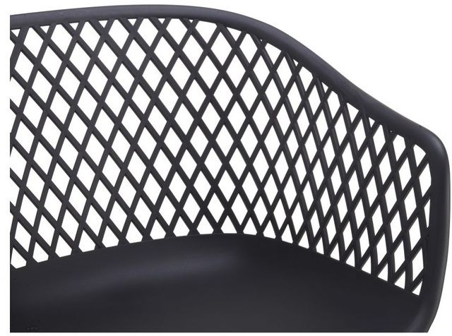 Moe's Home Collection Piazza Black-M2 Outdoor Chair-1
