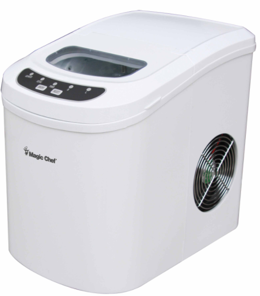 Magic Chef® 27 lbs White Portable Ice Maker-0