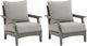 Signature Design by Ashley® Visola 2-Piece Gray Lounge Chair Set-0