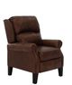 Best Home Furnishings® Joanna Nutmeg Leather High Leg Recliner-2