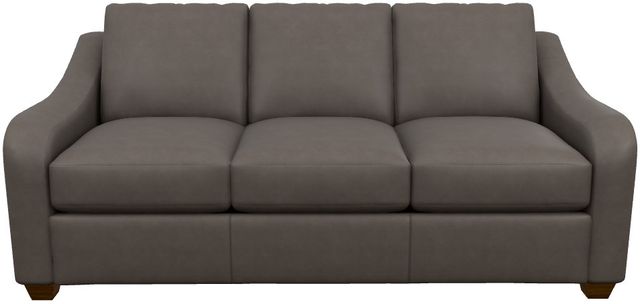 La-Z-Boy® Charlie Greystone Leather Queen Sleep Sofa-1