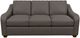 La-Z-Boy® Charlie Greystone Leather Queen Sleep Sofa-1