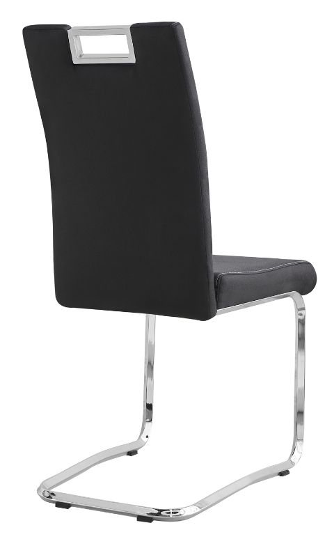 Mazin Furniture Betmar Black/Silver Dining Side Chair-2