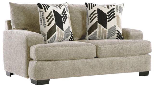 Albany Industries Clash Buff Loveseat-0