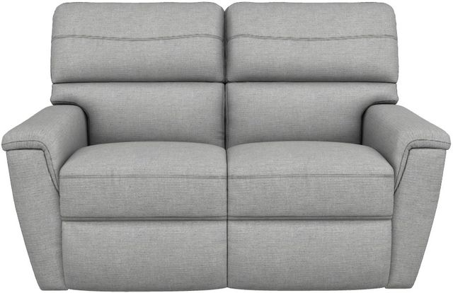 La-Z-Boy® Ava Oyster Manual Reclining Loveseat-1