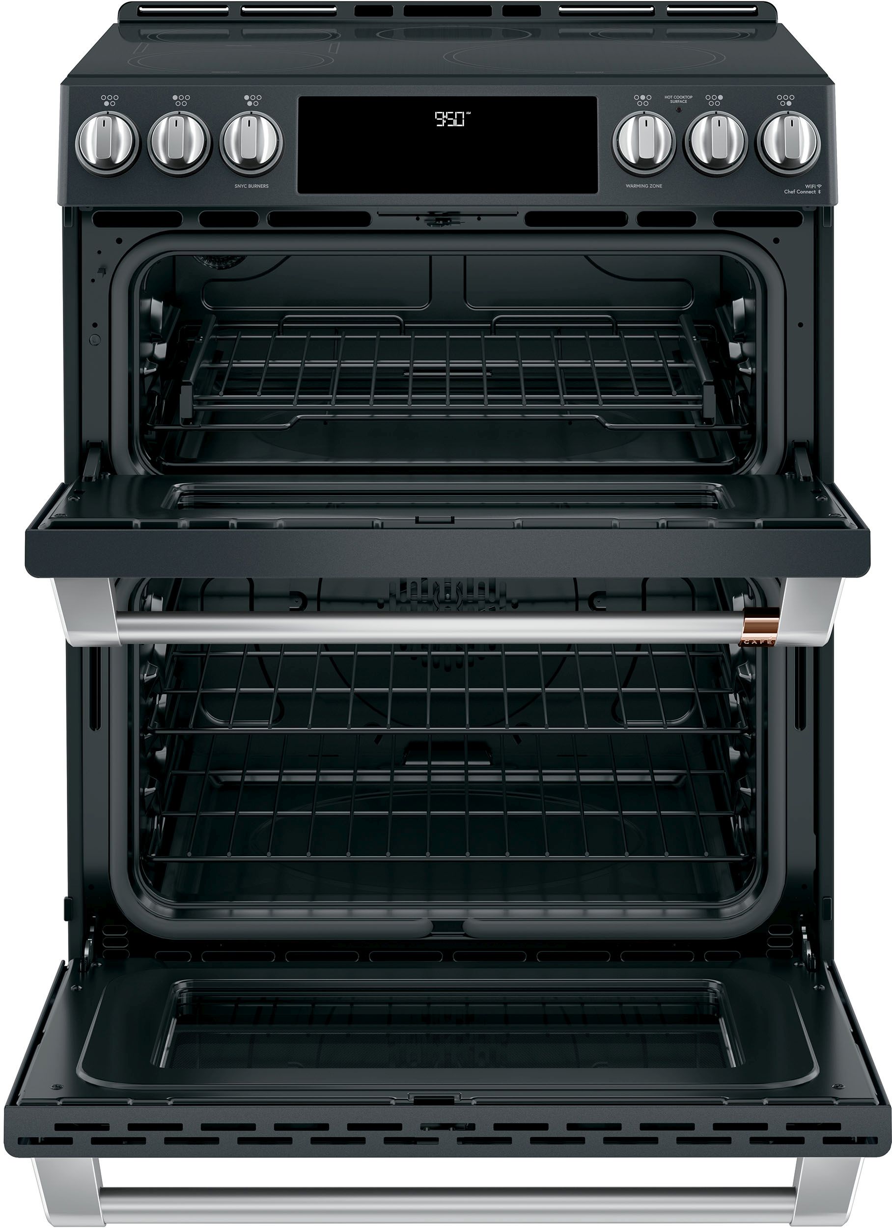 Café 7.0 Cu. Ft. Slide-In Double Oven Electric Induction Convection Range - Thumbnail 3