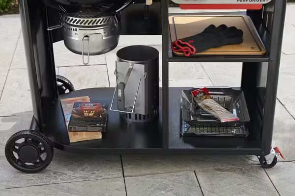 Weber® Performer™ 48" Black Premium Freestanding Charcoal Grill-4