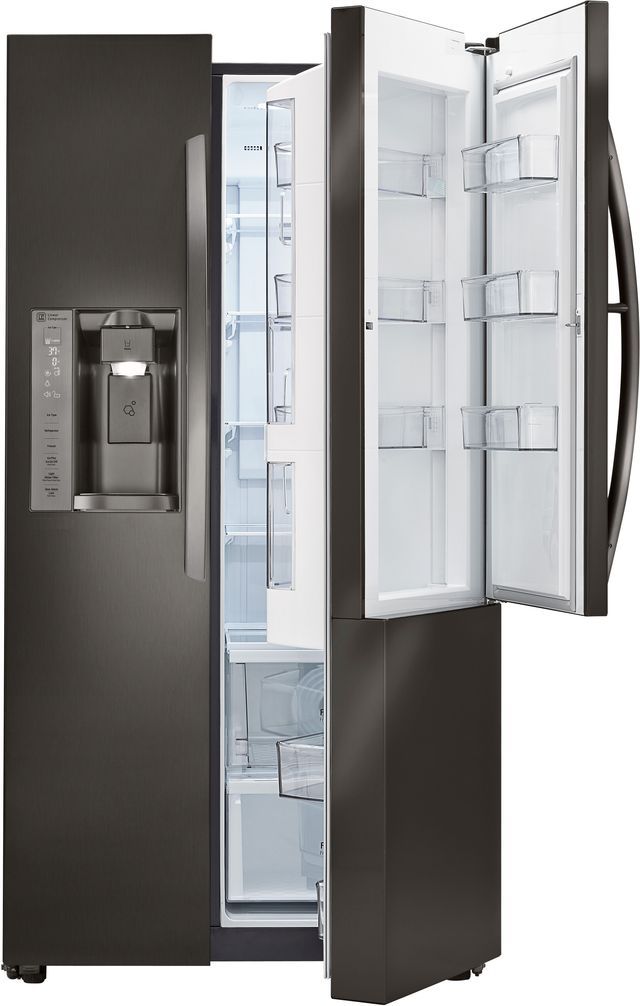 LG 26.1 Cu. Ft. Black Stainless Steel Side-By-Side Refrigerator-3