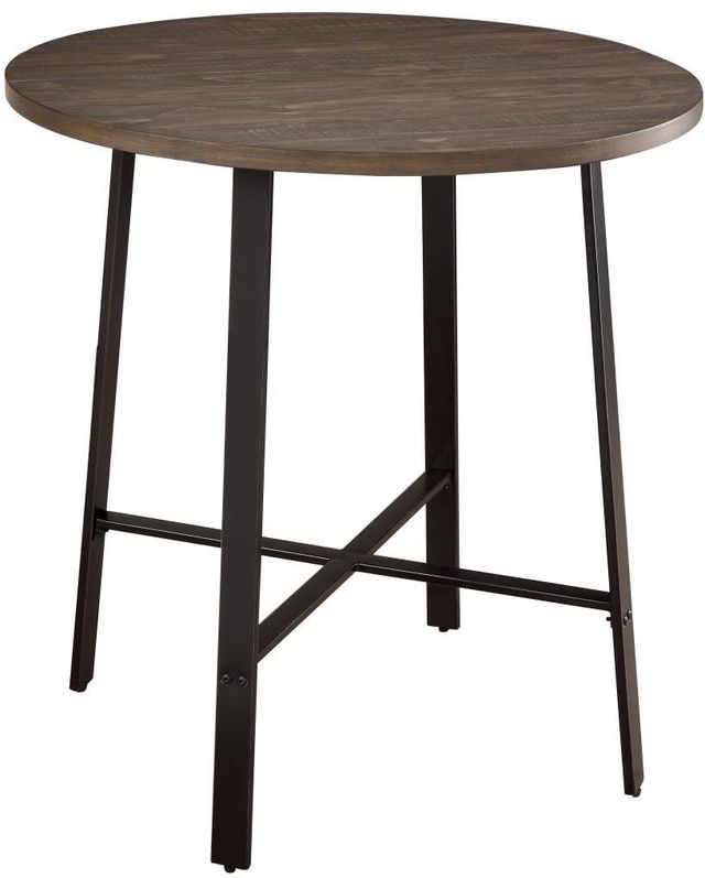 Homelegance® Chevre Burnished Brown Counter Height Table-0