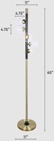Classy Living Luminous Orbit Soft Gold Floor Lamp-1