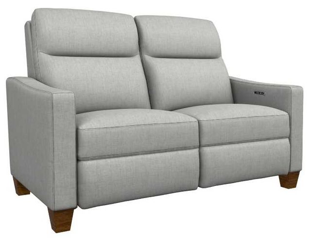 La-Z-Boy® Quinault Fog Power Reclining Loveseat with Headrest-0