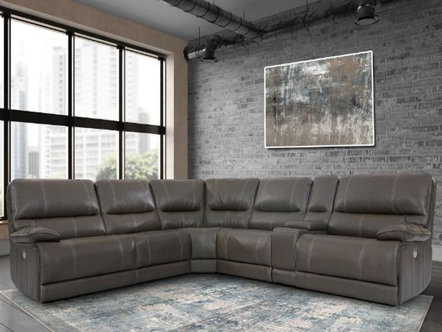 Parker House® Shelby Cabrera Haze Reclining Sectional-1