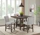 Elements International Seneca 5-Piece Brown Dining Set-2