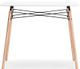 Signature Design by Ashley® Jaspeni White/Natural Office Desk-0